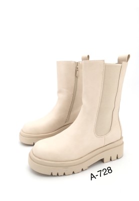 CHELSEA BOOT A-728 BEIGE