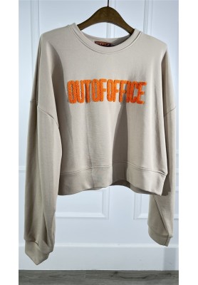 SWEATER OUT OF OFFICE IN ORANGE J2044