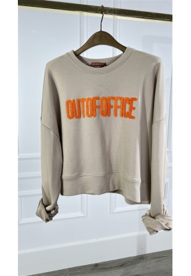 SWEATER OUT OF OFFICE IN ORANGE J2044