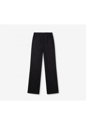 ALIX THE LABEL KNITTED LACE PANTS BLACK