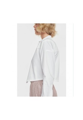 ALIX THE LABEL CROPPED HEMDSBLOUSE COTTON