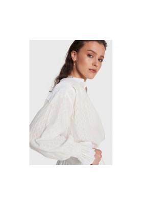 ALIX THE LABEL BRODERIE BLOUSE 60 WOVEN STRUCTURE