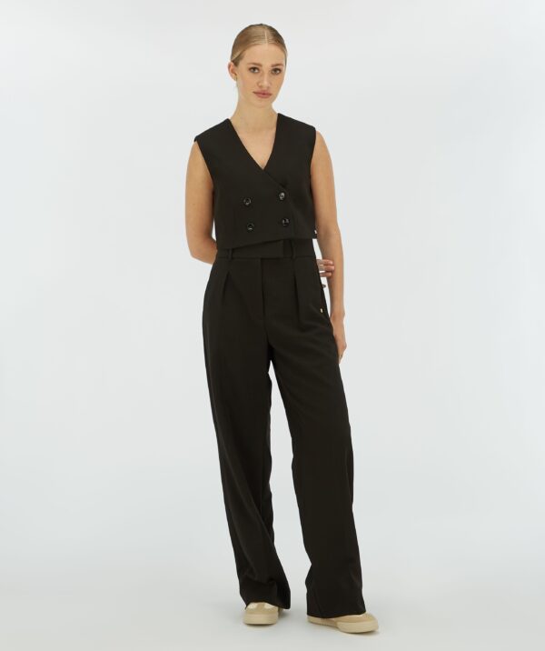 Crop Gilet Leva Black Jv-2506-0102