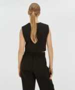 Crop Gilet Leva Black Jv-2506-0102