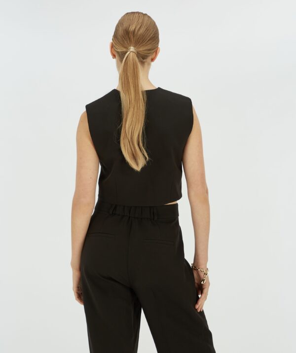 Crop Gilet Leva Black Jv-2506-0102