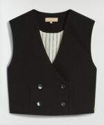 Crop Gilet Leva Black Jv-2506-0102