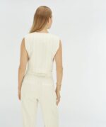 Crop Gilet Leva Pinstripe Jv-2506-0107