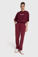 Woven Pants 2508124398 Melange Bordeaux