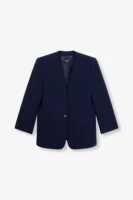 Blazer Collarless Navy 2508420334