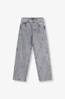 Grey Denim Pants Cutseams 2508196252