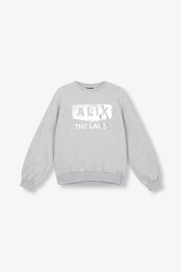 Alix Foil Logo Sweater