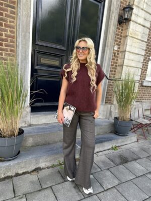 Pantalon Carreaux Ld3543 Blue Jeans