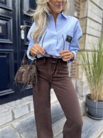 Straight Jog Jeans Rd9026-9 Bruin