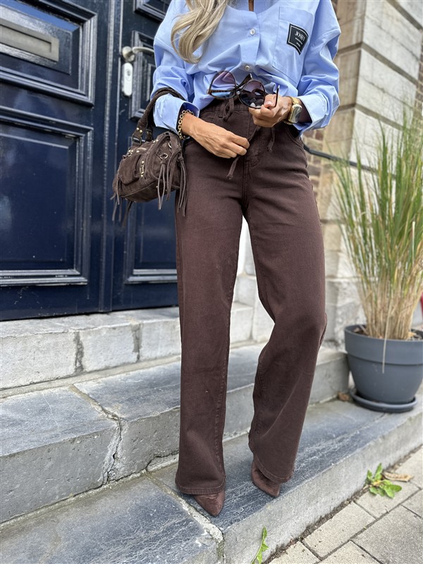 Straight Jog Jeans Rd9026-9 Bruin