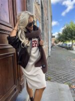 T-Shirt Dress Cherie Beige