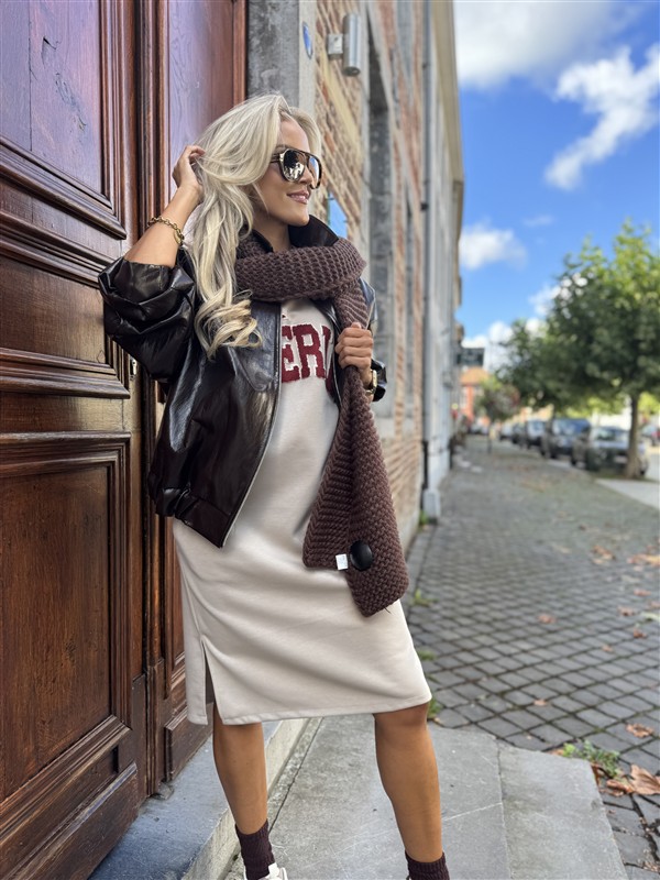 T-Shirt Dress Cherie Beige