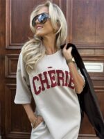 T-Shirt Dress Cherie Beige
