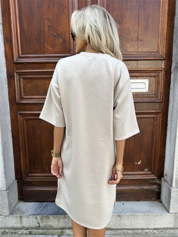 T-Shirt Dress Cherie Beige
