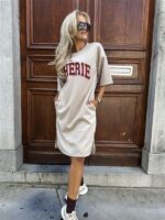 T-Shirt Dress Cherie Beige