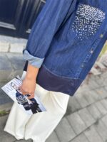 Jeanshemd Strass Hemddetails