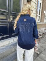 Jeanshemd Strass Hemddetails