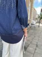 Jeanshemd Strass Hemddetails