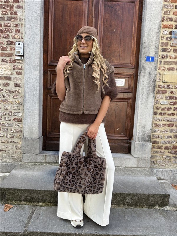 S Faux Fur Leo Bag B24706 Leo