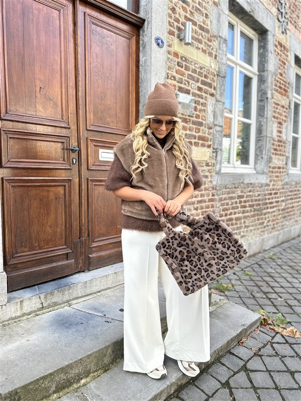 S Faux Fur Leo Bag B24706 Leo