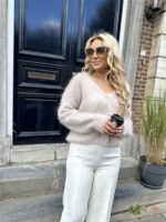 Kidmohair Vest 23356 Beige.