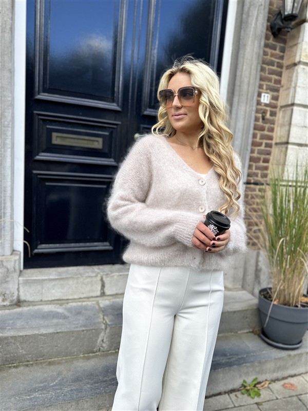 Kidmohair Vest 23356 Beige.