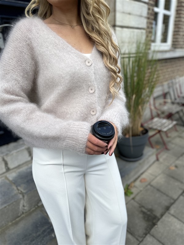 Kidmohair Vest 23356 Beige.