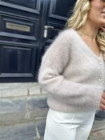 Kidmohair Vest 23356 Beige.