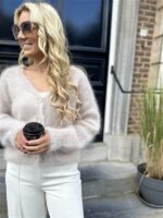 Kidmohair Vest 23356 Beige.