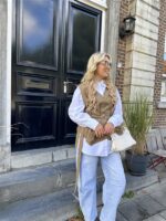 Hemd M86006 Met Gilet Over