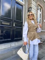 Hemd M86006 Met Gilet Over