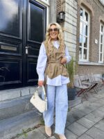 Hemd M86006 Met Gilet Over