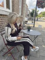 Sporty Blazer 36578 Side Line Sleeve Bur