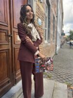 Bow Blouse Ld3497 Beige