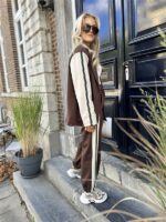 Sporty Blazer 36578 Side Line Sleeve Bru