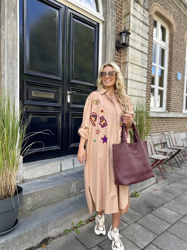 Hemdjurk 18235 Paris Color Broderie Came