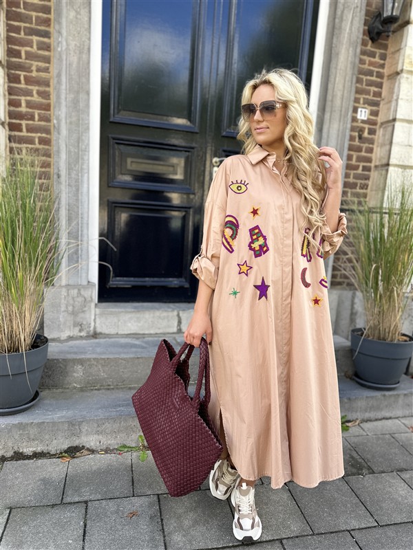 Hemdjurk 18235 Paris Color Broderie Came