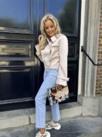 Korte Trench V308 Beige