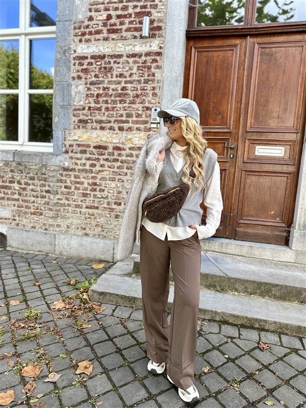 Classic Pants Vs8123 Chocolat