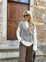 Gilet 01-010120-508 Asym Button