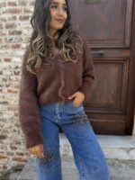 Jeans Strass Stenen + Buisjes Parels