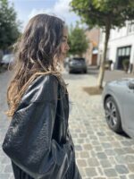 Leatherlook Vest Zwart Ld3346