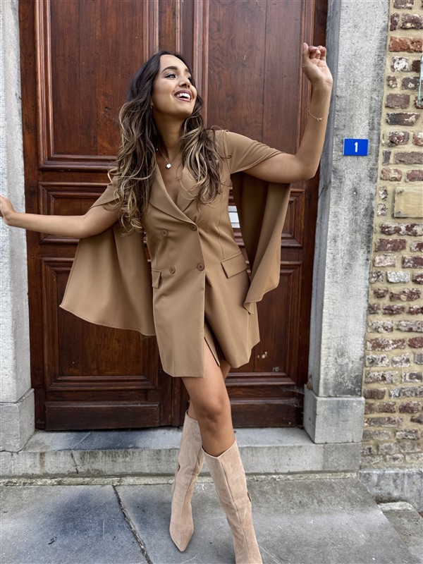 Blazerjurk Ld2901 Cape Mouwen