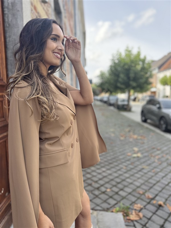 Blazerjurk Ld2901 Cape Mouwen