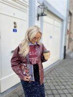 Alix Faux Leather Blouse 2509412310