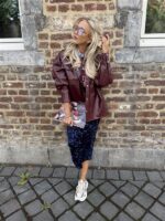 Alix Faux Leather Blouse 2509412310